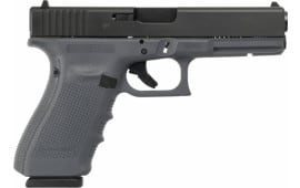 Glock G20 Gen 4 Semi-Automatic Pistol 4.61" Barrel 10MM W/ (3) 15rd Magazines - Grey Finish - PG2050203GF
