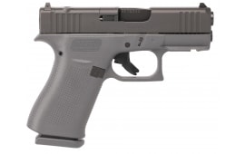 Glock 43X MOS, Semi Automatic, 3.41" Barrel, Front Serrations, Front Rail, 15rd Magazine, US Made, Modular Optic System, Gray Frame - UX4350203FRMOSGF