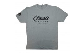 NEW!! Classic Firearms T-Shirt - Heather Grey