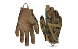 Glove Station Impulse High Dexterity Tactical Gloves - M90 Camouflage - Large - MIL437-CFT-L