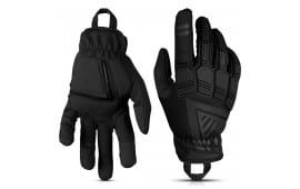 Glove Station Impulse Guard TPR Impact Resistant Tactical Gloves - Black - Large - GS-TKG126-LG-BLK