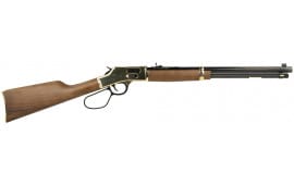 Henry Big Boy .44 Magnum Lever Action Rifle, Brass Receiver with Side Loading Gate, 20" Blued Octagon Barrel, Walnut Stock, Large Loop Lever, 10+1 Capacity - H006GL