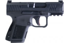 Canik Mete MC9 Micro Compact 9mm Pistol, Black,15+1 Capacity, 3.18" Barrel, Optic Ready, Holster, 2 Mags, Hard Case & Full Accessory Pkg - HG7620-N 