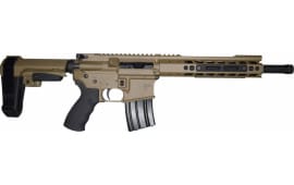 Alexander Firearms R50PISTOL Pistol 12" TB 7rd Geissele FDE Brace
