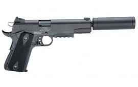 American Tactical Imports GSG 1911 22LR Pistol, 5" AD OPS Faux Suppressor - GERG1911ADOP