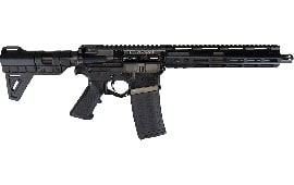 ATI Omni Hybrid Maxx AR15 Pistol, .300 Black 10.5" Barrel, Black 10" M-Lok Rail w/Brace - ATIGOMX300ML10P4B