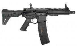 ATI Alpha Maxx Semi-Auto AR-15 Pistol, 5.56 NATO/.223 Rem,7.5" Bbl, M-LOK Handguard, Flip-Up Sights, 30 Rd & 60 Rd Mag, Blade Brace - ATIGOMX556MLP760