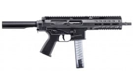B&T Firearms 500003AB SPC9 33+1 9.10", Black, Buffer Tube Stock, Polymer Grip (OEM Mag)