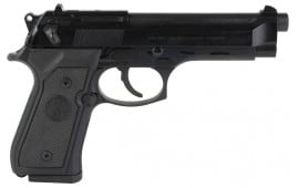 Beretta USA J92F300M 92FS  9mm Luger 4.90" Barrel 15+1, Bruniton Finish Steel Frame, Serrated Slide & Polymer Grip (US Made)