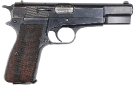 Browning Hi-Power 9mm Pistol, Original Belgian Made Surplus Police Pistols By F.N Herstal , 13 Round Mag - Various Surplus Conditions  - Code HG2340