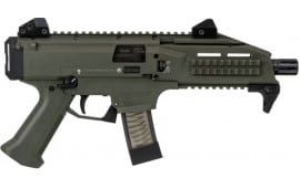 CZ USA 91355 Scorpion EVO 3 S1 9mm Pistol 20 Round OD Green