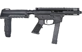 Foxtrot Mike FM-9 Semi-Automatic AR-15 Pistol 9mm 5" Threaded Barrel - 7920-9MM-5 W / Free Sylvan Pistol Brace. 