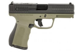 FMK Firearms Mach 9 G3 9mm 4" Barrel 10rd Semi-Auto Pistol - Optic Ready, OD Green Frame