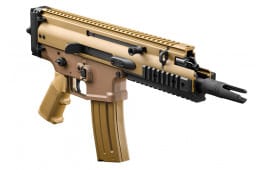 FN 38101241 Scar 15P 30+1 7.50" Chrome-Lined Barrel, Flat Dark Earth, A2 Polymer Grip, Picatinny Stock Adapter, 3 Prong Flash Hider