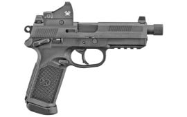 FN 66100864 FNX Tactical 45 ACP  5.30" Threaded Barrel 15+1 , Matte Black , Manual Safety ,   Night Sights Includes Vortex Viper Red Dot