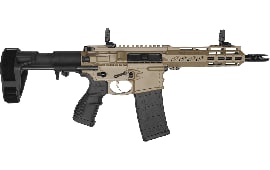 Fostech Steath Series Nighthawk Semi Automatic AR-15 Pistol .223/5.56 30rd - W/ Echo AR-II Trigger Installed - FDE Cerakote Finish - 1002-FDE-556