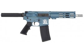 Great Lakes Firearms  AR-15 Pistol, .223 Wylde 7.5" Stainless Barrel, 7.25" M-LOK Rail, 7075 T6  Receiver, Blue Titanium Cerakote  - GL15223SSP BLU
