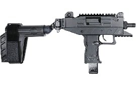 IWI UPP9SB UZI PRO Pistol 9mm 4.5 Black Poly w/ Brace Threaded Barrel - UPP9SB-T