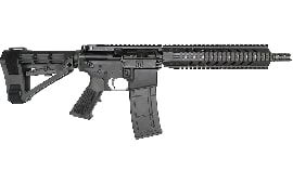 RGuns RGQ Semi-Automatic AR-15 Pistol 10.5" Barrel .223/5.56NATO 30rd - YHM Flash Suppressor - Adjustable SB Tactical SBA4 Brace - Black Finish