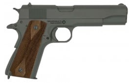 Tisas 1911A1 US ARMY WWII Model .45 Pistol, 5" Barrel, Semi-Auto, 2-7 Round Mags, Grip Safety, Walnut Grips, Enhanced Features - Hard Case.  