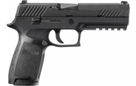 Sig Sauer P320 Pistol Full Size 9mm, Police Trade-ins - Factory Refurbished by Sig - Standard Sights. 