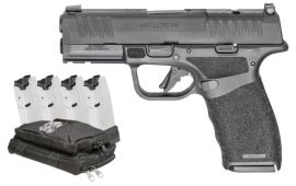 Springfield Hellcat Pro Semi-Automatic Optic Ready 9x19mm Pistol, 3" Barrel, (5) 15 Round Magazines, Range Bag - HCP9379BOSPGU22