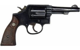 Smith & Wesson Model 10-7 Police Turn-In Revolvers .38 Spl 4" Blued Tapered Barrel - 6 Round. Surplus Good