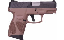 Taurus G2C 9mm Pistol 12+1 Black/Brown - 1G2C93112B