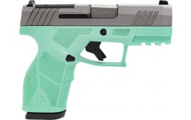 Taurus GX2 TORO 1-GX2P939C 9mm Luger Compact Pistol 3.38" 13+1 Striker-Fired Optics-Ready Bi-Tone Cyan