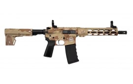 Hi-Point Firearms HP-15, Semi-Automatic AR-15 Pistol, 5.56 NATO, 10.5" Barrel, w/ Blade Brace, Desert Storm Pattern, Included UTG Flip Up Sights - HP15P-556DS