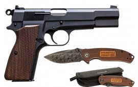 Springfield Armory SA-35 Semi-Automatic 9x19mm Pistol, 4.7" Barrel, 15+1 Capacity, Includes Spring Armory Damascus Style Knife - HP9201-PIN