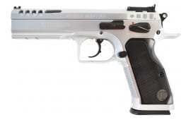 Tanfoglio IFG TFSTOCKM10 Defiant Stock Master 10mm Auto 13+1 4.75" Hard Chrome Steel W/ Black Polymer Grip