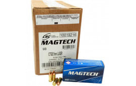 MagTech 9mm Case,124 Grain, Brass, Boxer, Reloadable, Non Corrosive, FMJ Ammo - 1000 Round Case