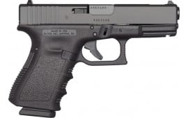Glock 19C Gen3, Semi Automatic Pistol, 9mm, 4.01" Ported Barrel, (2) 15rd Magazines, Factory REBUILT - PR19599