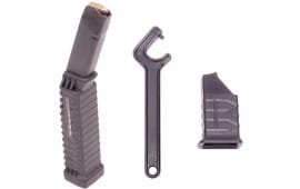 ATI Schmeisser S50, 50 Round Glock Magazine with Capacity Window, 9mm NATO Caliber for all Glock Compatible Platform Firearms, Black - M9MMS50WMLE