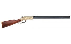 Taylors and Company 552883 1860 Henry Lever Action Lever 24.25" 13+1 Walnut Stock Brass Engraved Blued