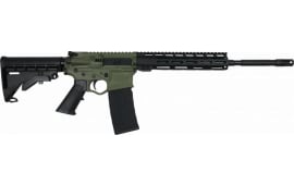 ATI - Omni Hybrid Maxx - Semi-Auto AR-15 Rifle - 16" Barrel - .223/5.56 - 30 Round Mag - 10" M-LOK Handguard - Battlefield Green - ATIGOMX556MP3PBFG