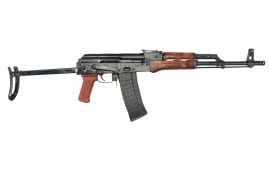 Pioneer Arms Forged Series Sporter Underfolder Semi-Automatic AK-47 Style 5.56x45mm Rifle, Wood Furniture, and 30 Round Mag - POL-AK-S-UF-FT-W-556