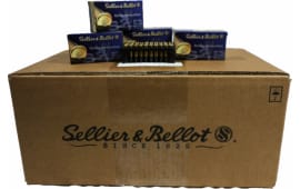 Sellier & Bellot - Case .22 LR Standard Velocity - 40 Grain - Lead Round Nose -  Brass Rimfired Case - 1066 FPS - 5000 Round Case - V355262