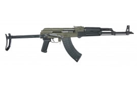 Pioneer Arms  AK-47 Sporter Rifle, Under Folder Stock, Polymer Handguards, 7.62x39 Caliber, 1-30 Round Mag - Cerakote ODG -  POL-AK-S-UF-CT-P-ODG