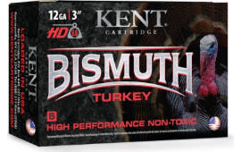 Kent B123TK465 3" 12 GA 1-5/8 OZ #5 Shot 1300 FPS Bismuth Turkey - 5sh Box - 100 Shell Case