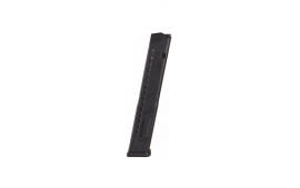 Warfighter Armory Key-Arma Glock 17 / 19 9mm 33-Round Polymer Magazine, Glock Pattern Magazine, Black - KEY-803