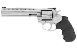 Colt ZKCOBRA22SP6RFO King Cobra Target .22 LR 6" Barrel 10rd Revolver, Stainless Steel W/ Adjustable Rear Sight - Minor Cosmetic Blem