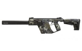Kriss Vector CRB Semi-Automatic .45 ACP Rifle, 16" Barrel, 13+1 Capacity, 6 Position Adjustable Stock - Black Camo - KV45-CMCBLK20