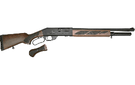 Black Aces Tactical Pro Series-L Lever Action Shotgun 18.5" Barrel 12-GA 6 Round - Black Receiver W / Walnut Furniture - BATPSLW