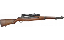 Italian Manufactured by Breda (BMR) M1 Garand Sniper Semi-Auto Rifle 24" BBL 7.62X51 8rd - Includes M84 Sniper Scope & Crate - NRA Surplus Very Good Condition - C&R Eligible