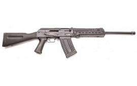 Kalashnikov USA KS12 KS-12  12 Gauge with 18.25" Barrel, 3" Chamber, 5+1 Capacity, Black Metal Finish & Black Fixed Stock