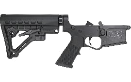 Plum Crazy AR-15 Improved Gen II Complete Lower Receiver - Aluminum Buffer Tube- Patented 6 Position 