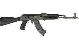 Pioneer Arms AK-47 Semi-Auto Rifle W / Original Polish Barrel and Receiver - 7.62x39 Caliber, W / 30 Round Mag, By J.R.A.- Cerakote OD Green 