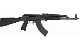 Pioneer Arms Forged Series AK-47 Sporter Rifle, Black Polymer Stock, 7.62x39, S/A, 2-30 Rd Mags, Polish Mfg. POL-AK-S-FT-P